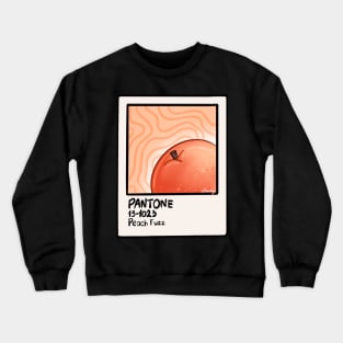 Pantone Peach Fuzz card 2 Crewneck Sweatshirt